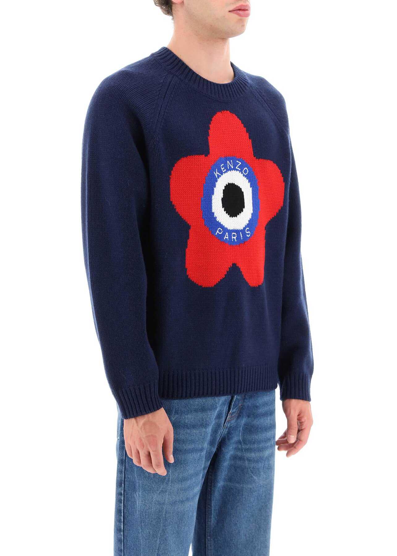 Kenzo Target Crew-Neck Sweater BLEU NUIT