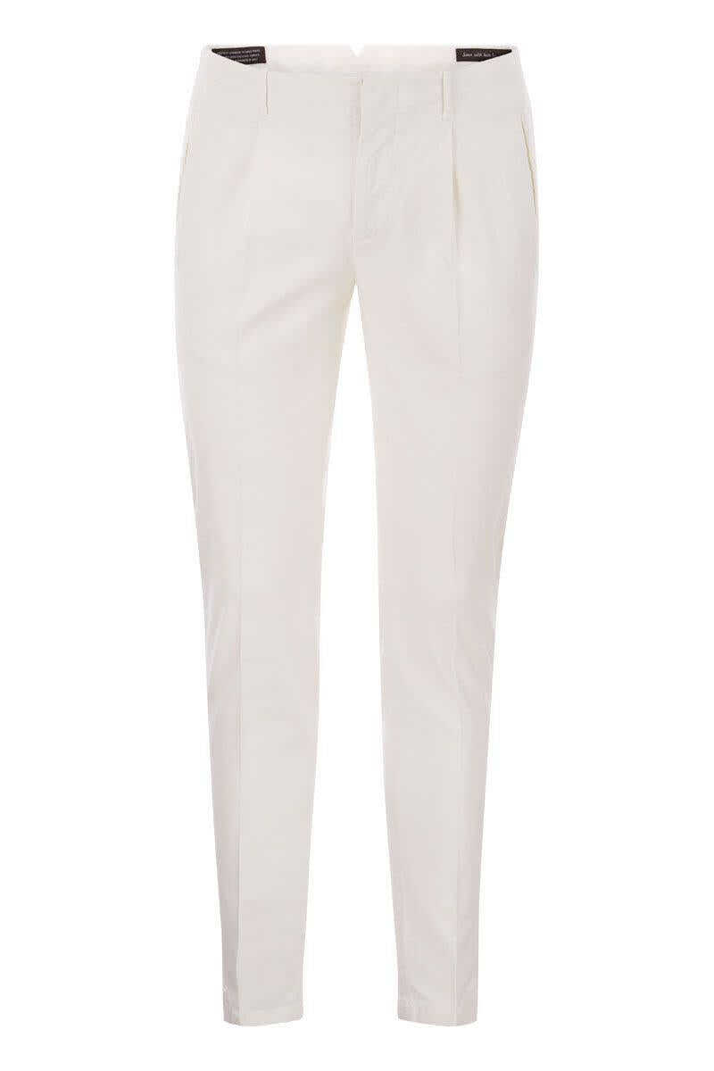 Peserico PESERICO Cotton and silk trousers WHITE