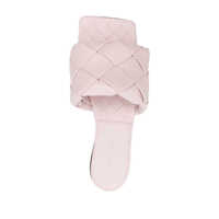 Sandale Bottega Veneta Dama - Sandale Bottega Veneta Bottega Veneta Lido Leather Flat Sandals POWDER Femei (BM 11688045) - B-mall.ro