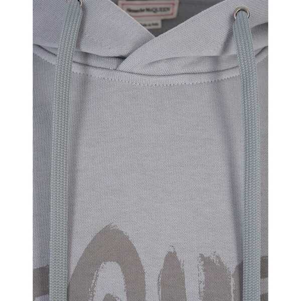 Bluze de trening Alexander McQueen Alexander McQueen Hoodie Sweatshirt Gray Barbati (BM 11689155) 3