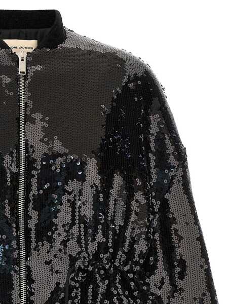 Geci Alexandre Vauthier Alexandre Vauthier Sequin Bomber Jacket  Black Femei (BM 11689275) 4