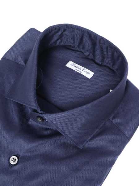 Camasi casual Sartoria Del Campo-Sonrisa Stretch shirt Blue Barbati (BM 11696517) 2