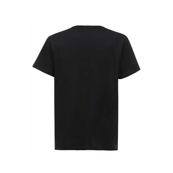 Tricouri Alexander McQueen Alexander McQueen Logo T-Shirt Black Barbati (BM 11697327) 2