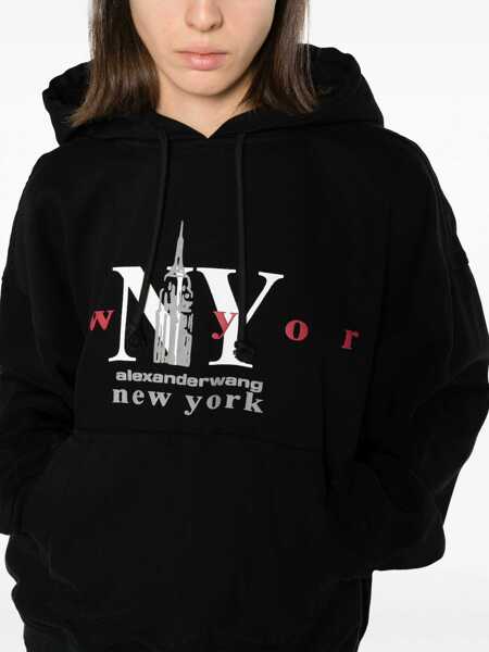 Bluze de trening Alexander Wang Sweatshirt With Logo BLACK Femei (BM 11700972) 5