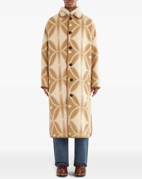 Paltoane ETRO Jacquard Coat BEIGE Barbati (BM 11701737) 2