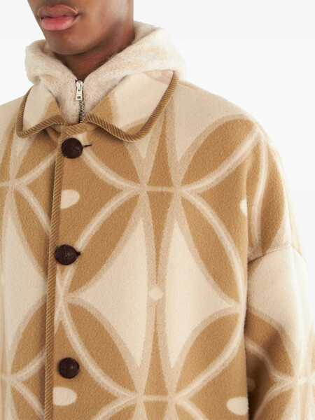 Paltoane ETRO Jacquard Coat BEIGE Barbati (BM 11701737) 4