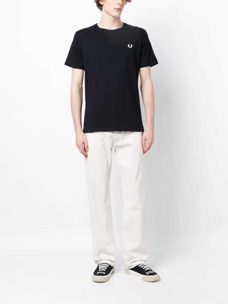 Tricouri Fred Perry T-Shirt With Logo BLACK Barbati (BM 11701935) 2