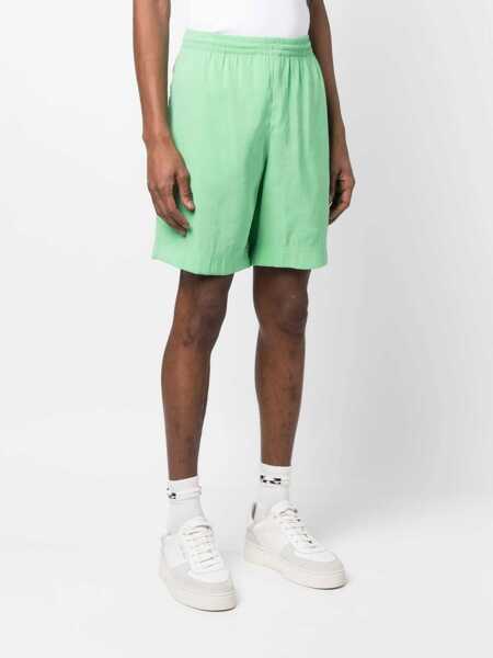 Camasi casual MSGM Bermuda With Logo GREEN Barbati (BM 11701968) 3