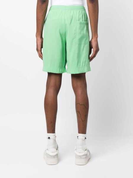 Camasi casual MSGM Bermuda With Logo GREEN Barbati (BM 11701968) 4