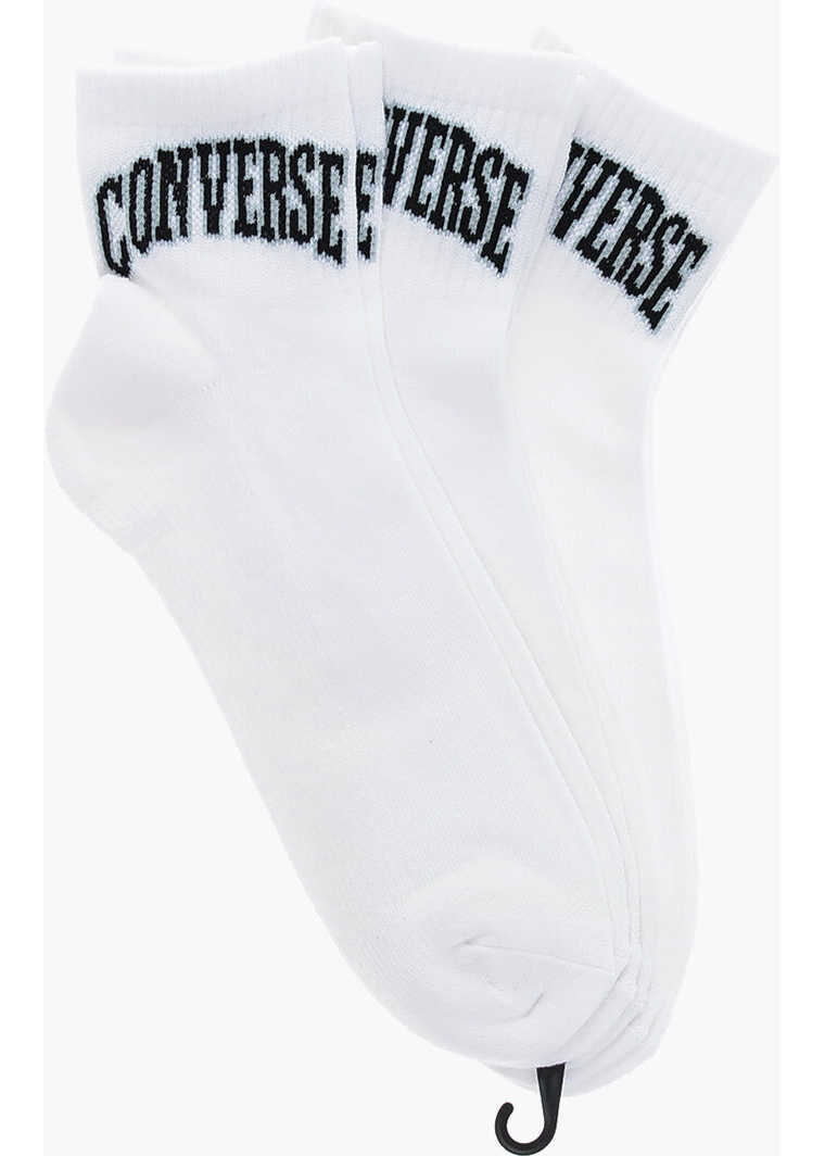 Sosete Converse Embroidered-Logo 3 Pairs Of Socks Set White Fete (BM 11704278) 3