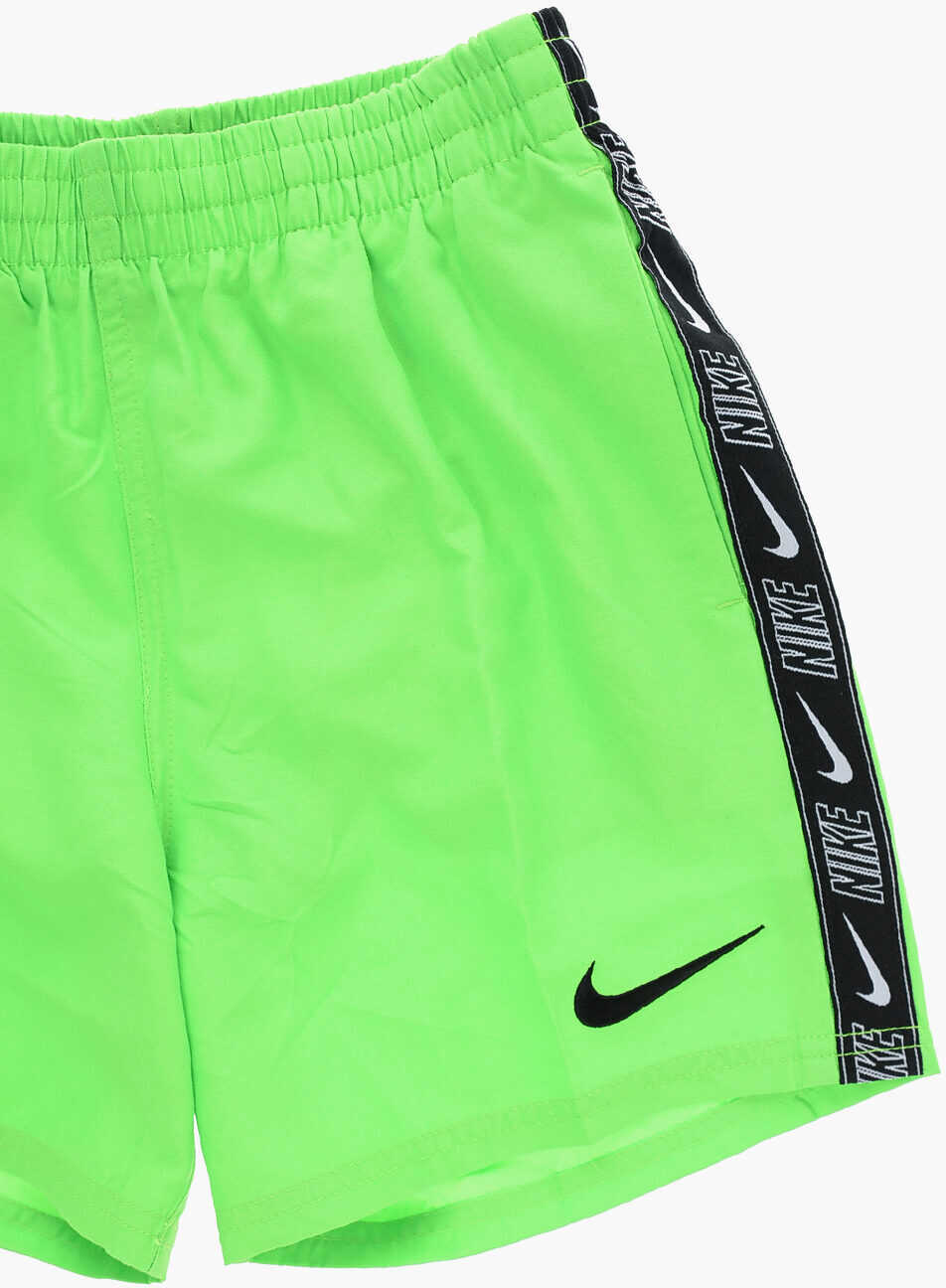 Sorturi de baie Nike Swim Logoed Side Bands 4 Volley Swim Shorts Green Baieti (BM 11704548) 2