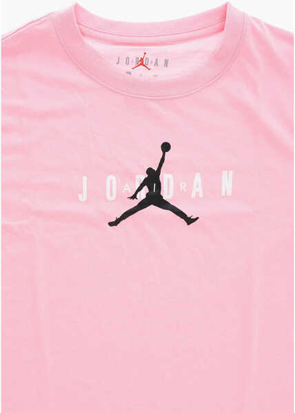Tricouri Nike Air Jordan Logo Printed Crew-Neck T-Shirt Pink Baieti (BM 11704557) 2