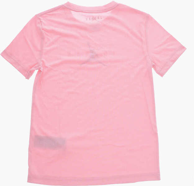 Tricouri Nike Air Jordan Logo Printed Crew-Neck T-Shirt Pink Baieti (BM 11704557) 3