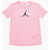 Nike Air Jordan Logo Printed Crew-Neck T-Shirt Pink