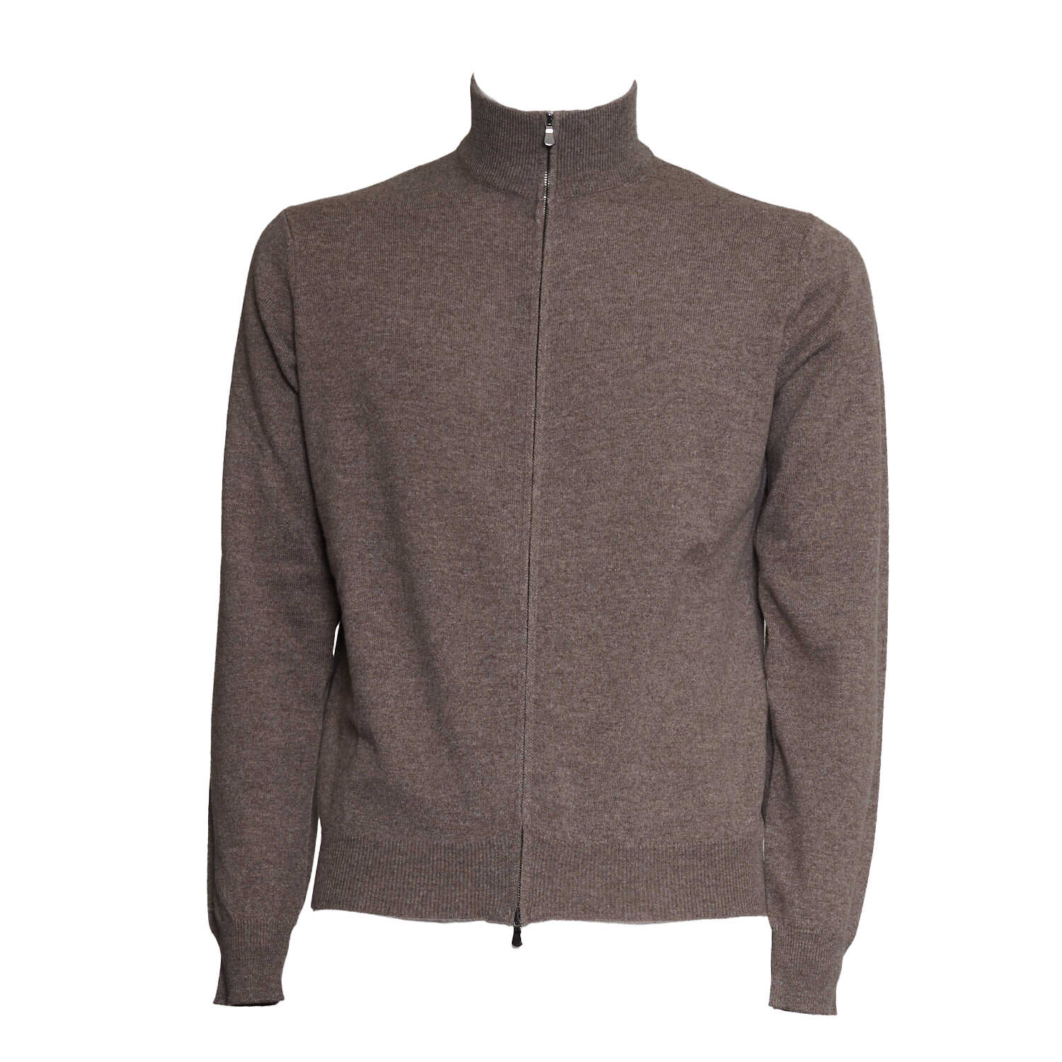 FILIPPO DE LAURENTIIS Zip Sweater In Wool And Cashmere N/A