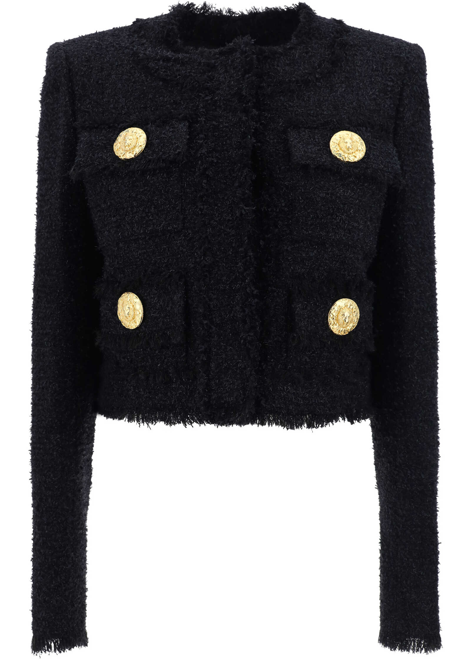 Balmain Paris Tweed Jacket NOIR