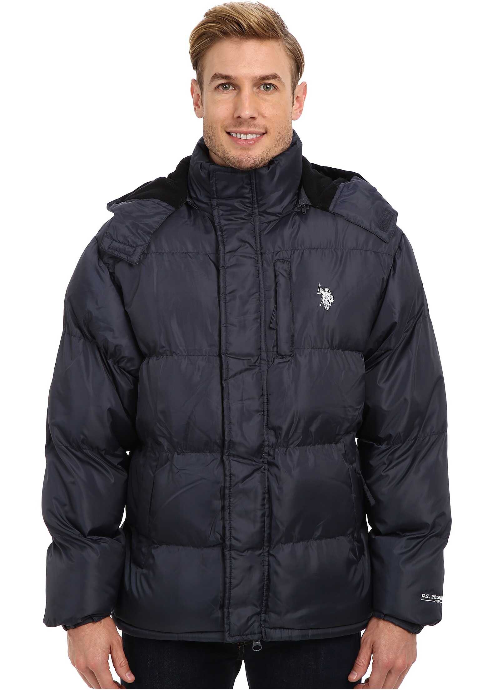 Geaca U.S. POLO ASSN. Classic Short Bubble Coat w/ Small Pony Classic Navy