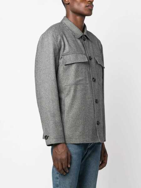 Camasi casual Lardini Wool Shirt GREY Barbati (BM 11721123) 3