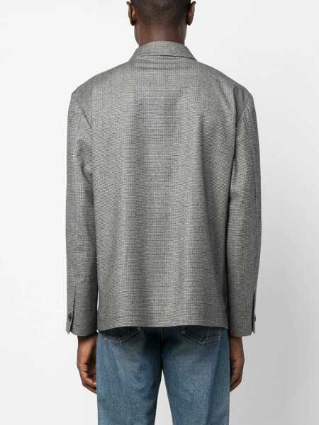 Camasi casual Lardini Wool Shirt GREY Barbati (BM 11721123) 4