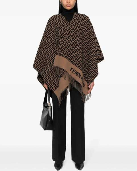 Esarfe Fendi Poncho TABACCO Femei (BM 11721741) 2
