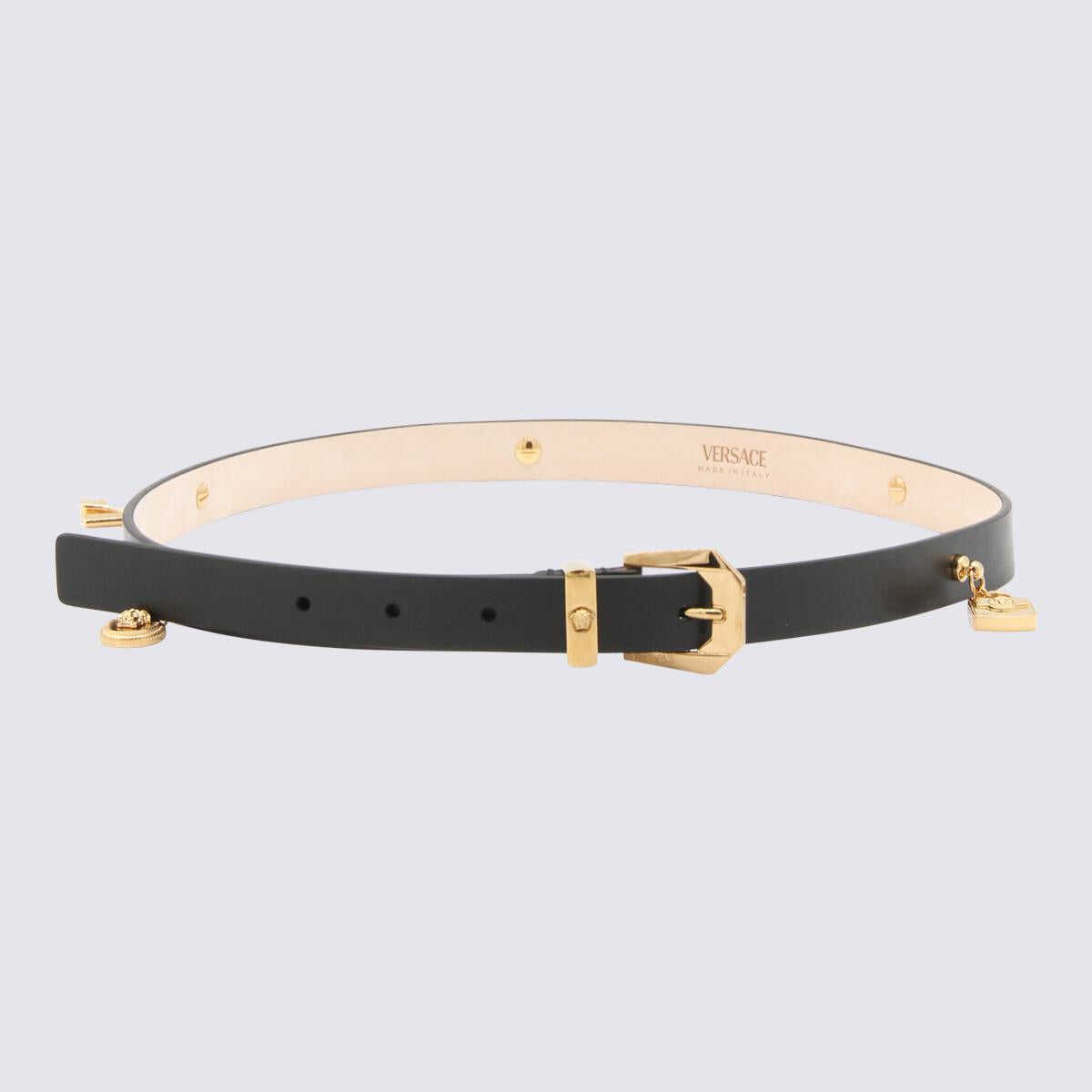 Versace Versace Belts BLACK/VERSACE GOLD