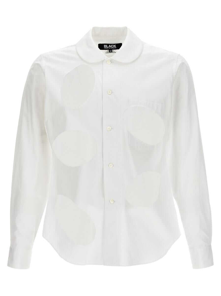 COMME DES GARÇONS BLACK COMME DES GARÇONS BLACK Cut-out shirt WHITE