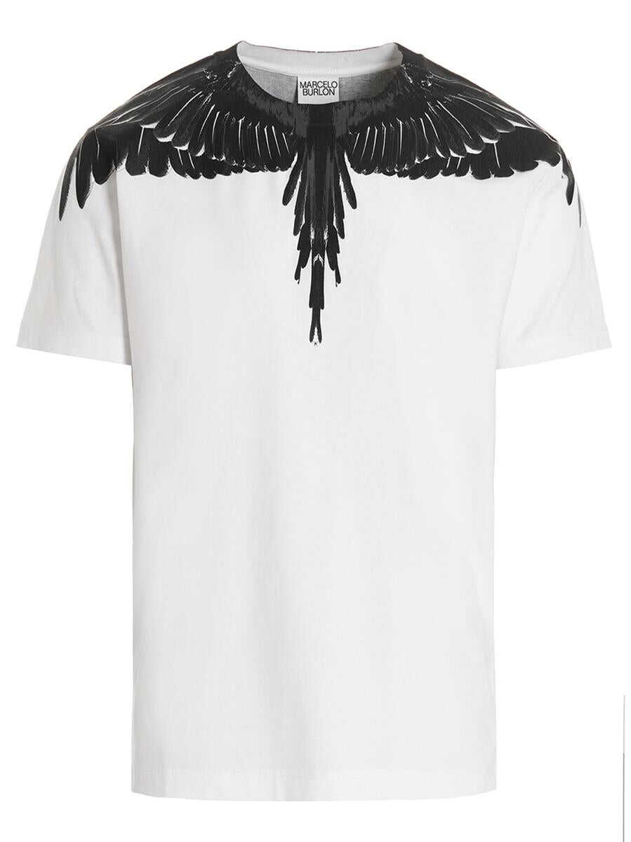 Marcelo Burlon MARCELO BURLON COUNTY OF MILAN \'Wings\' T-shirt WHITE/BLACK