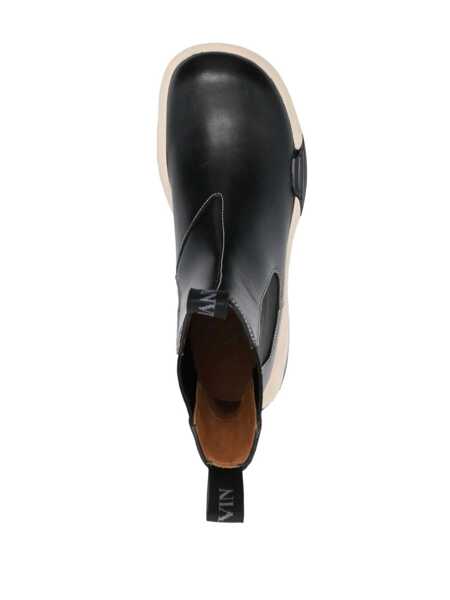 Bocanci casual Lanvin Lanvin Leather Boots Black Barbati (BM 11735808) 4