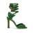 Manolo Blahnik Manolo Blahnik Ossie 105 Wrap Sandals Green