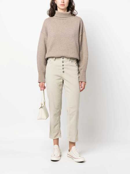 Pantaloni office Dondup Dondup jeans DP268B.VS0030Y.TRT 737 CHOCOLATE Chocolate Femei (BM 11736021) 2