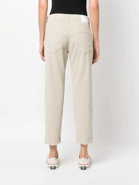 Pantaloni office Dondup Dondup jeans DP268B.VS0030Y.TRT 737 CHOCOLATE Chocolate Femei (BM 11736021) 4