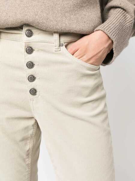 Pantaloni office Dondup Dondup jeans DP268B.VS0030Y.TRT 737 CHOCOLATE Chocolate Femei (BM 11736021) 5