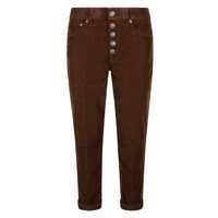 Pantaloni office Dondup jeans DP268B.VS0030Y.TRT 737 CHOCOLATE Femei