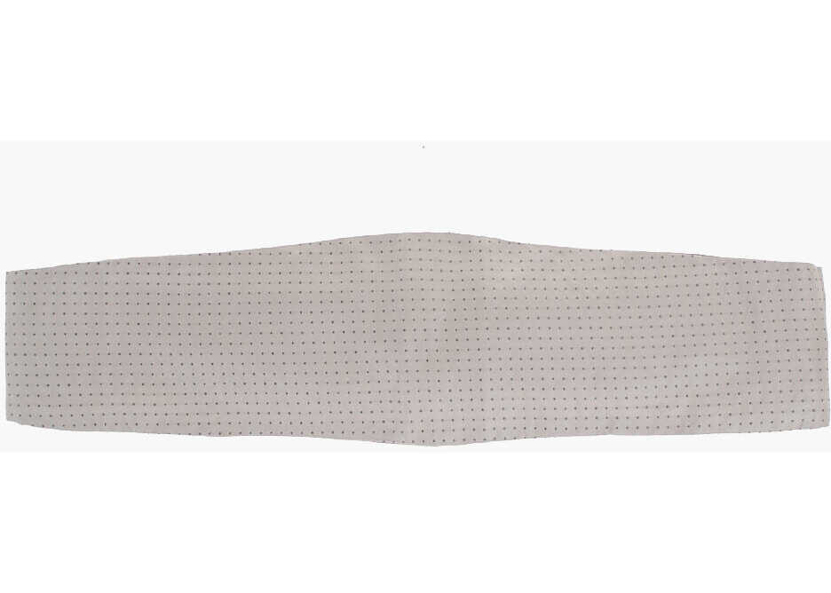 Curele CORNELIANI Cc Collection Silk Cummerbund With Micro Patterns Gray Barbati (BM 11739183) 1