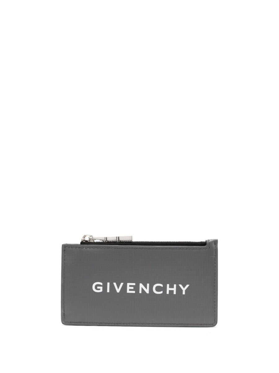 Givenchy GIVENCHY Zipped card holder GREY