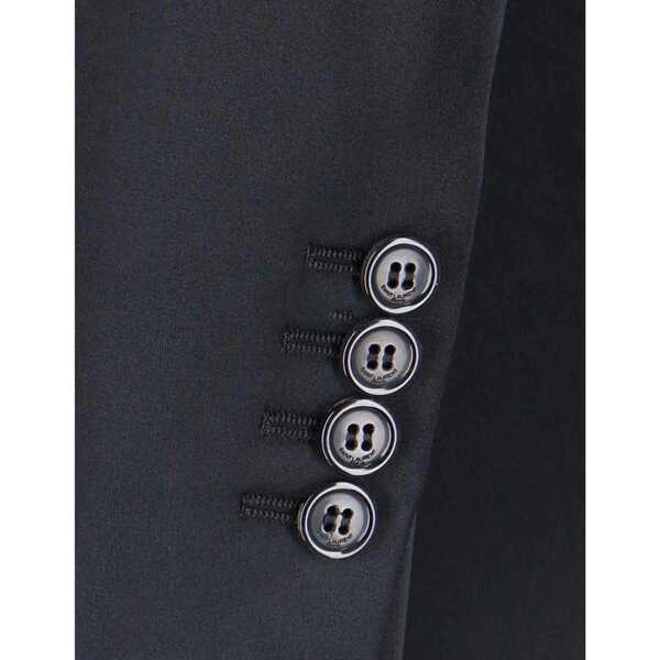 Paltoane Saint Laurent Saint Laurent Satin Coat Black Femei (BM 11775987) 3