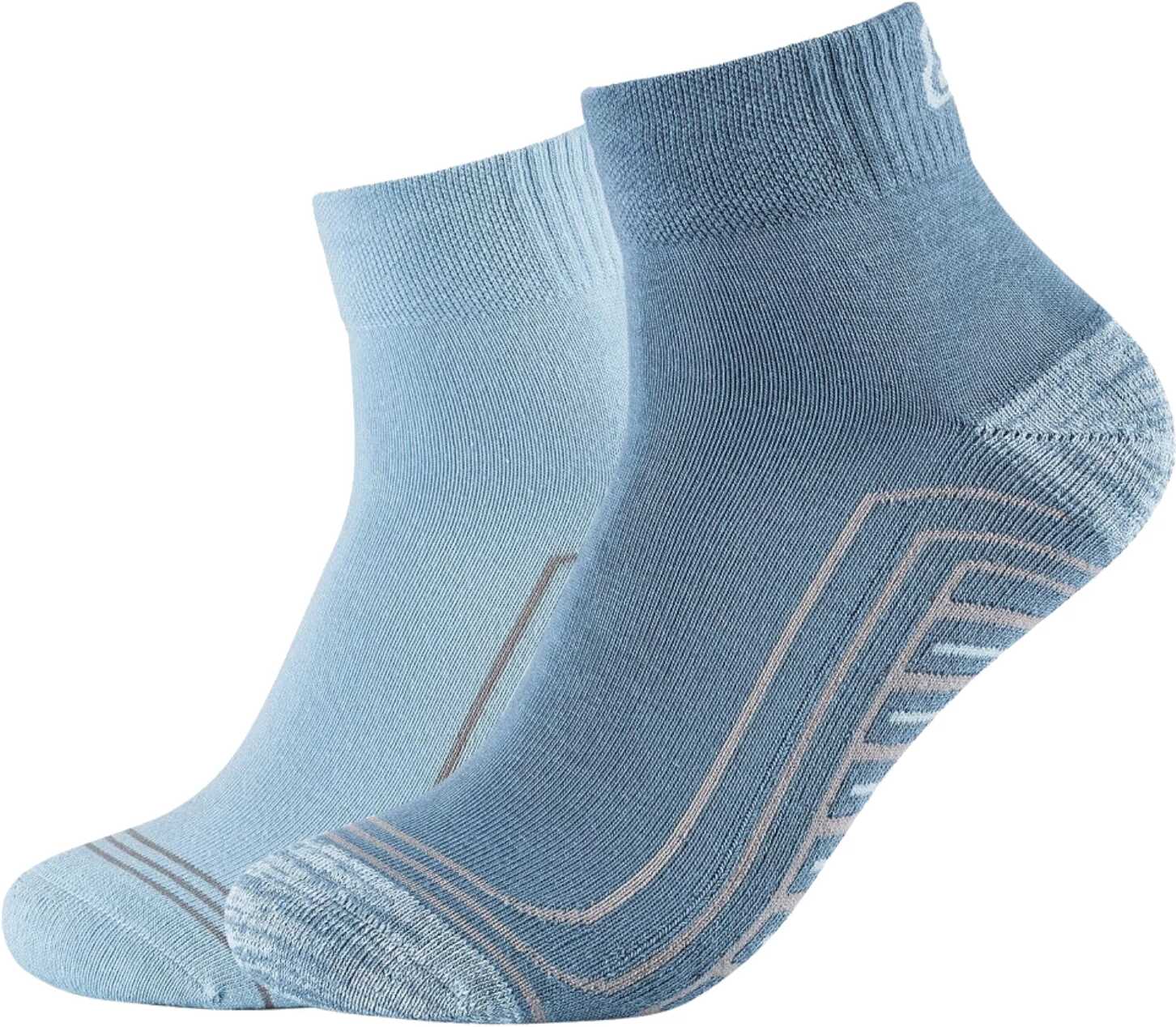 SKECHERS 2PPK Basic Cushioned Socks Blue