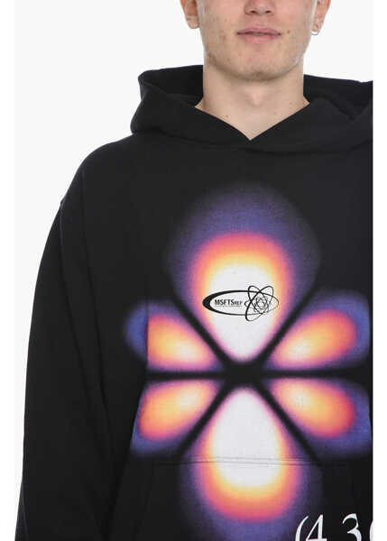 Bluze de trening MSFTSREP Gradient Effect Printed Hoodie Black Barbati (BM 11777082) 3