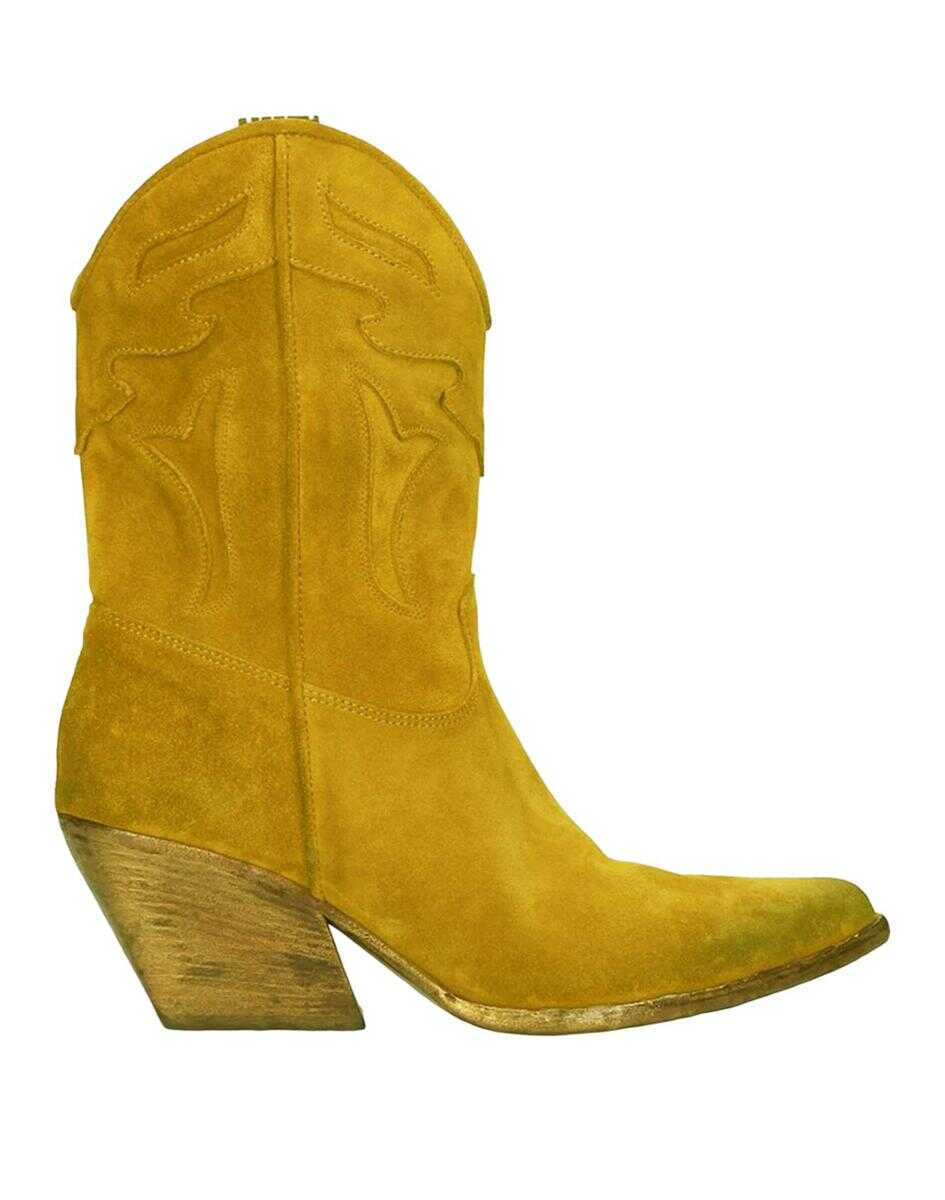 STRATEGIA STRATEGIA ANKLE BOOTS GOLD