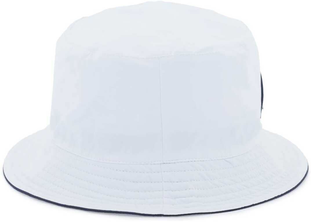 AUTRY Logo Patch Bucket Hat WHITE