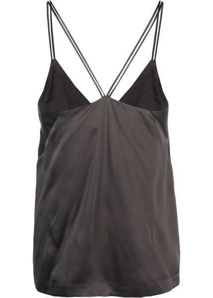 Bluze ALYSI Silk Top BROWN Femei (BM 11822274) 2