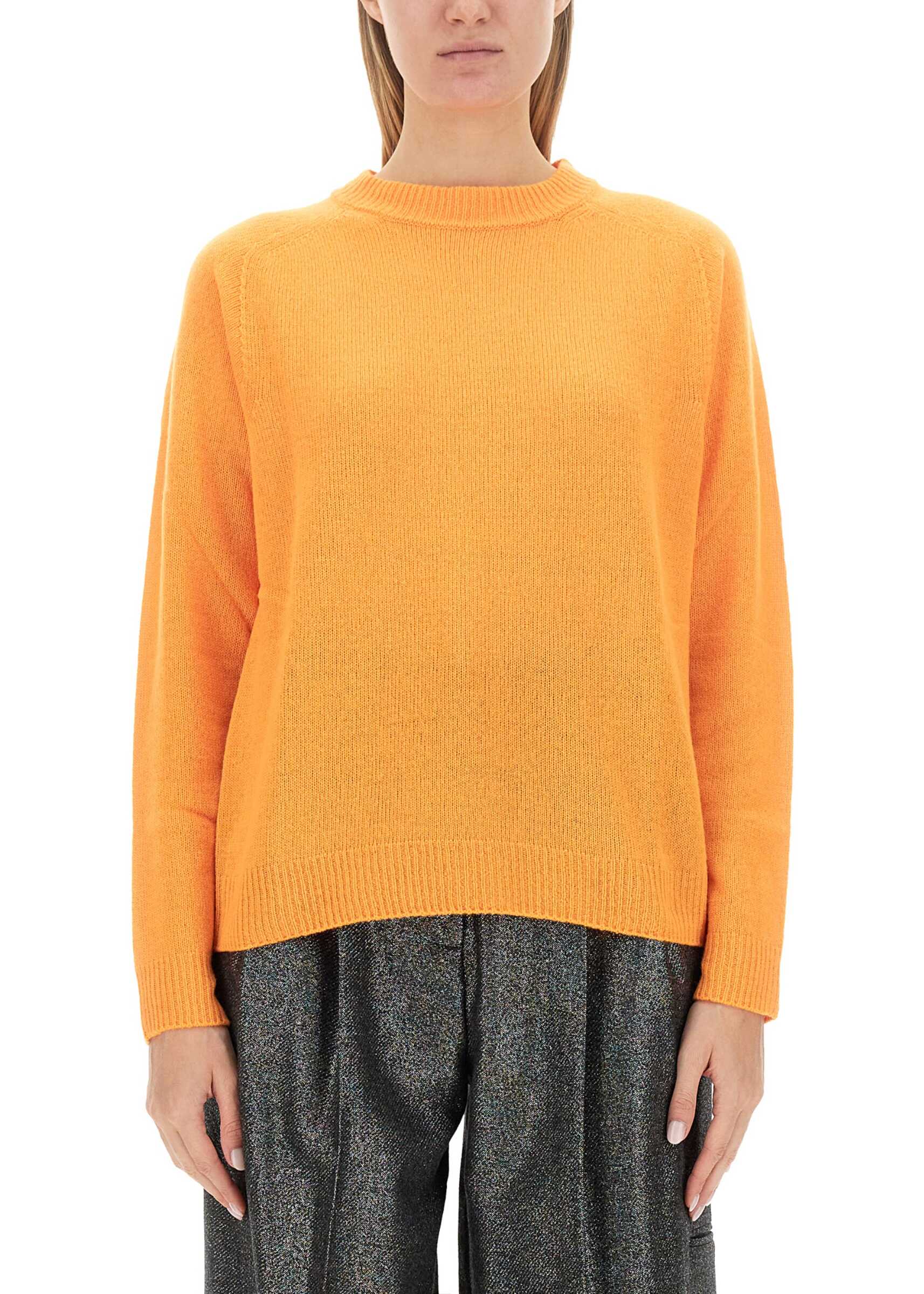 ALYSI Wool Jersey. ORANGE