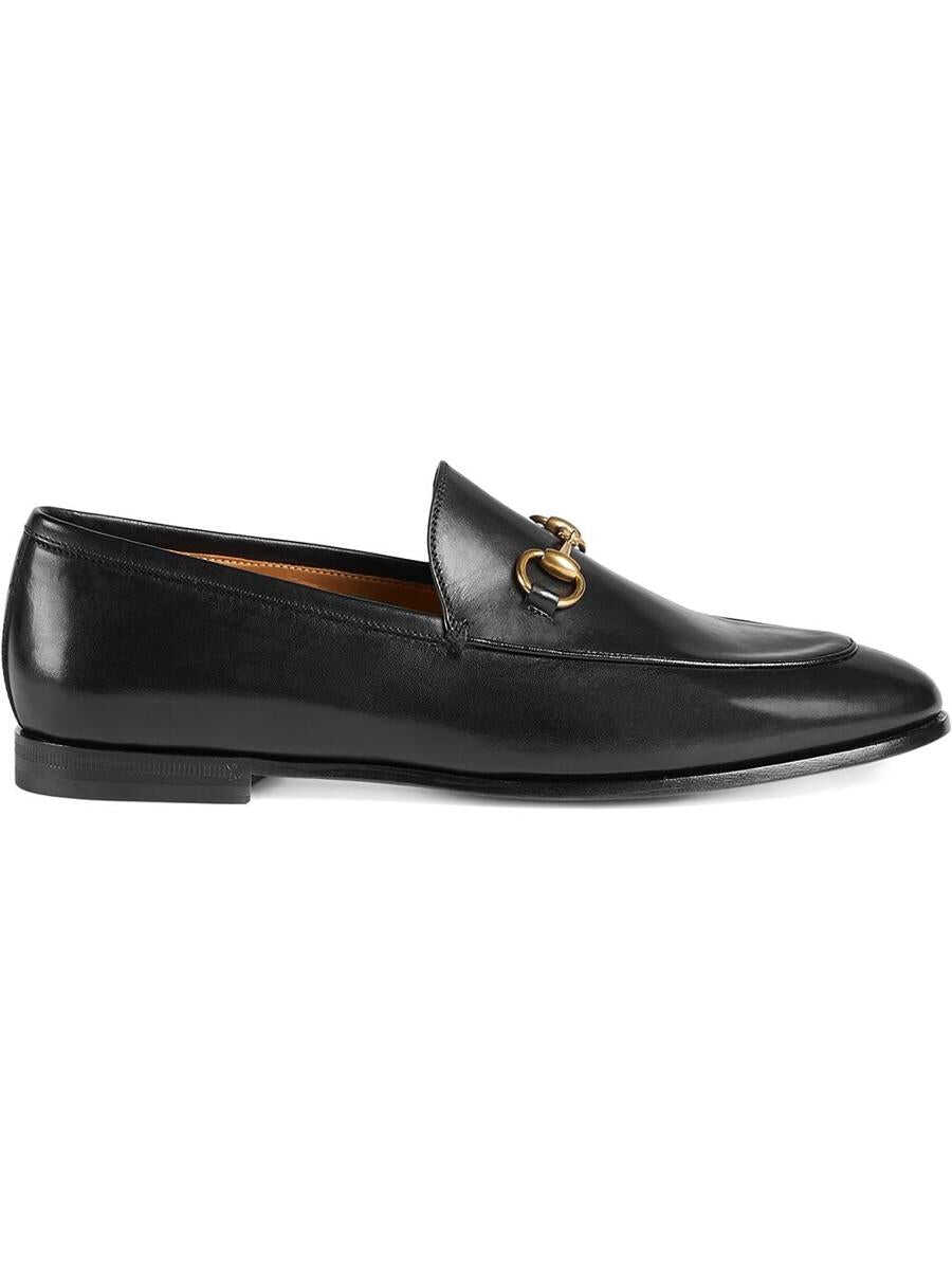 Gucci GUCCI Jordan leather loafers BLACK