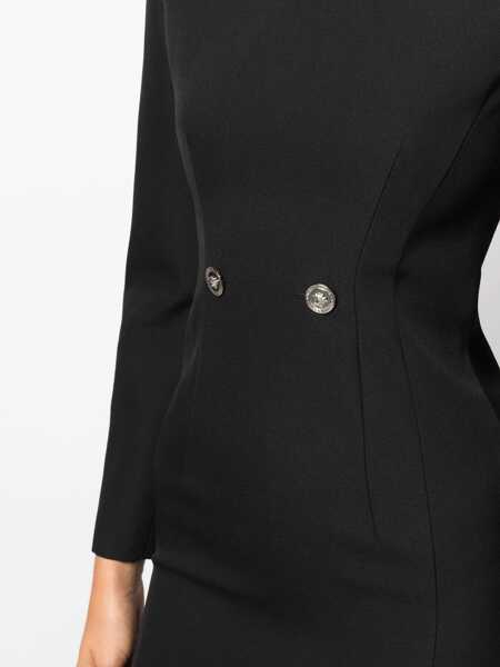 Rochii casual Versace Mini Grain De Poudre Dress BLACK Femei (BM 11828355) 5