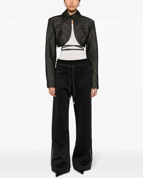 Pantaloni casual Off-White Loose Fit Pants BLACK Femei (BM 11828400) 2