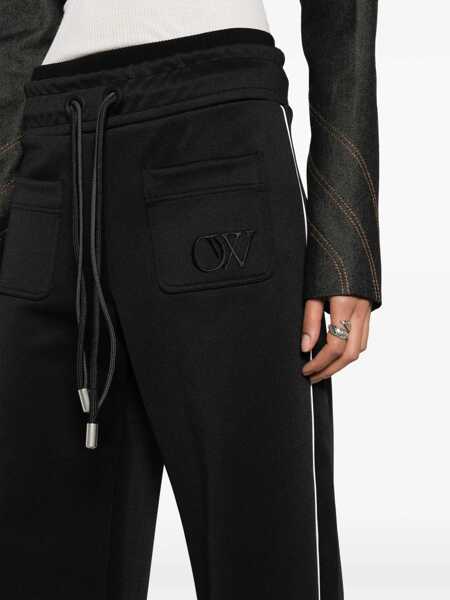 Pantaloni casual Off-White Loose Fit Pants BLACK Femei (BM 11828400) 5