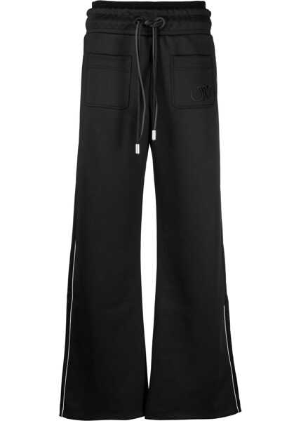 Pantaloni casual Off-White Loose Fit Pants BLACK Femei (BM 11828400) 1