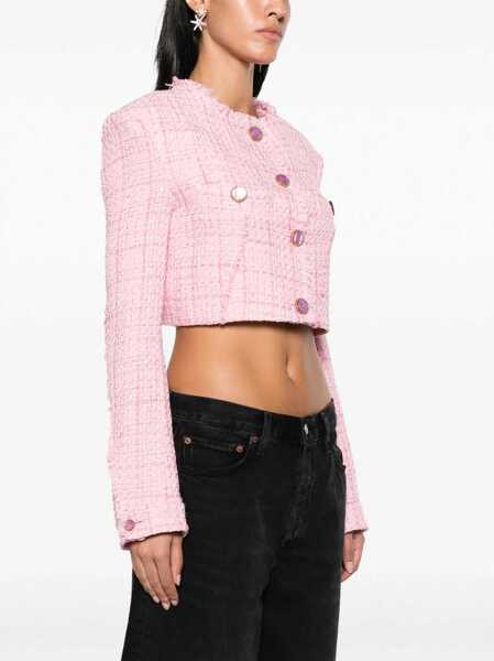 Sacouri office GCDS Cropped Jacket PINK Femei (BM 11828439) 3