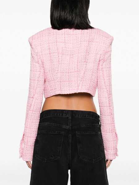 Sacouri office GCDS Cropped Jacket PINK Femei (BM 11828439) 4
