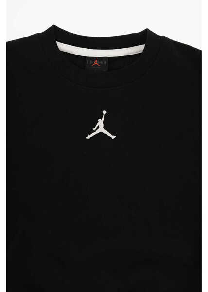 Bluze de trening Nike Air Jordan Solid Color Crew-Neck Sweatshirt With Embroidery Black Baieti (BM 11830257) 2